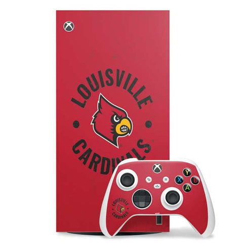 University of Louisville Cardinals Faded Xbox Series X Skins
